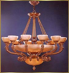 Alabaster Chandeliers Model: RL 1791-140